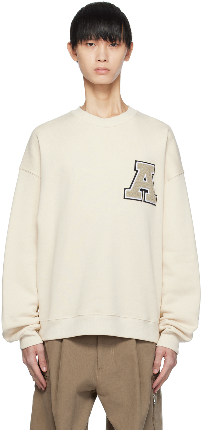 Beige Team Sweatshirt by Axel Arigato on Sale