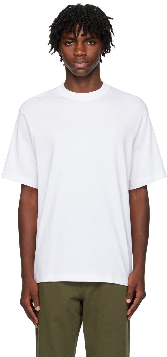 Shop Axel Arigato White Signature T-shirt