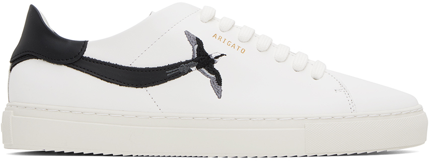 Axel Arigato White & Black Clean 90 Stripe B Bird Sneakers