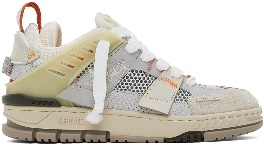 Axel Arigato Beige Area Patchwork Sneakers