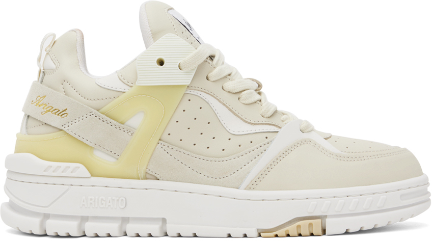 Beige & White Astro Sneakers