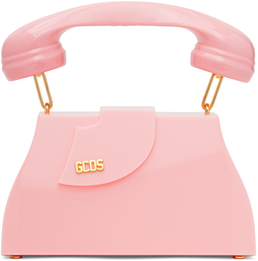 Gcds Pink 'call Me Comma' Bag In 06 Pink
