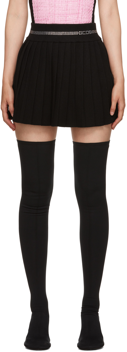 Shop Gcds Black Bling Miniskirt In 02 Black