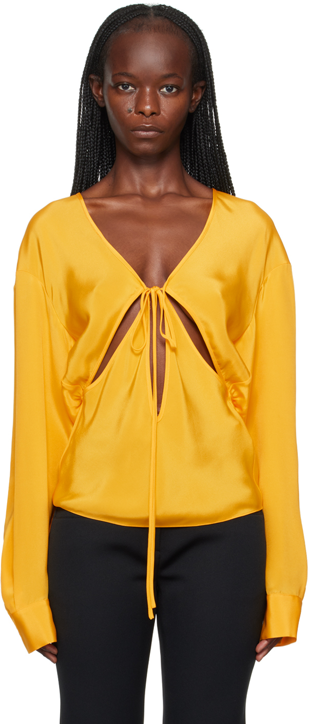 Yellow Triquetra Blouse