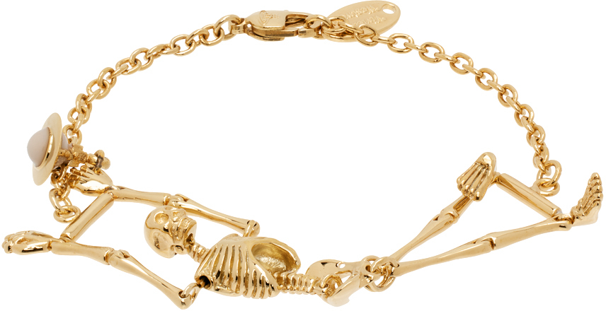 Vivienne Westwood: Gold Skeleton Bracelet