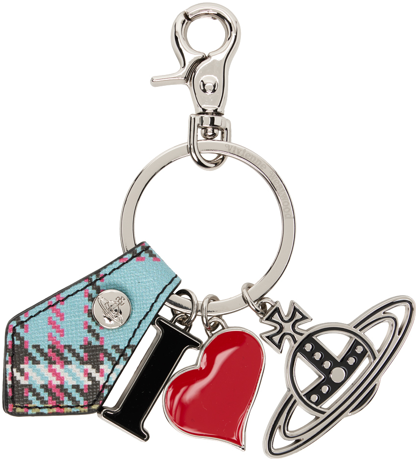 Multicolor I Love Orb Keychain