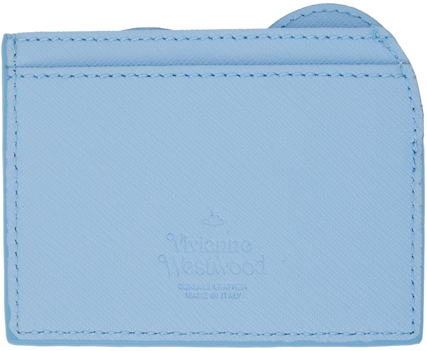 【Sky-Blue】Vivienne Westwood マルチケース Vivienne Westwood Blue Heart Card Holder | Smart Closet