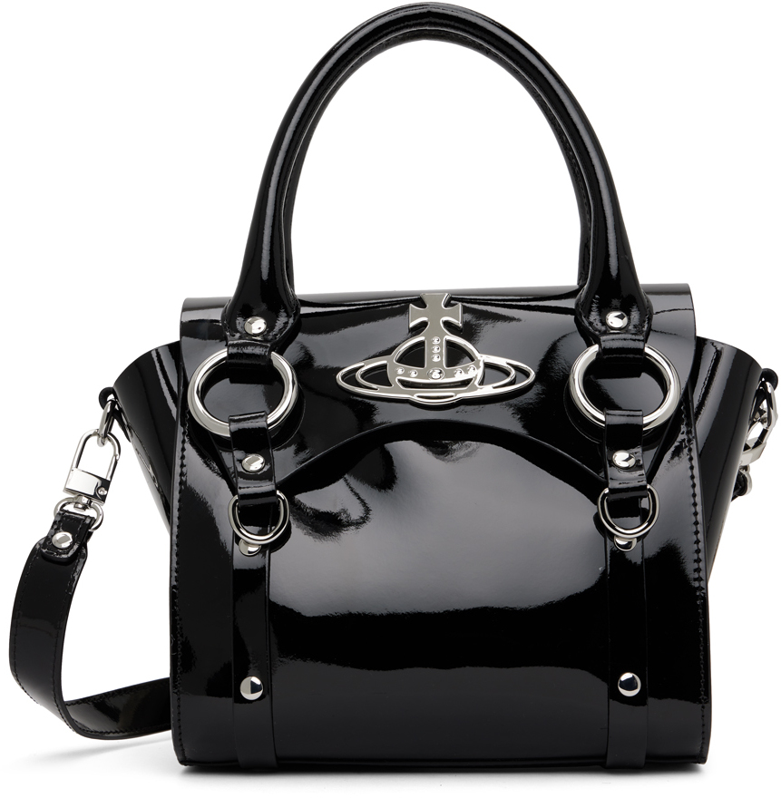 Vivienne Westwood black Belle Heart Purse Cross-Body Bag