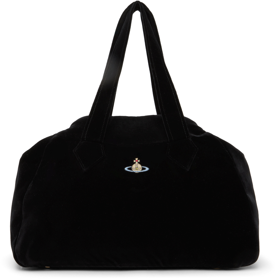人気！VIVIENNE WESTWOOD ブラック ラージ Yasmine ハンドバッグ Vivienne Westwood Black Large Yasmine Bag | ModeSens