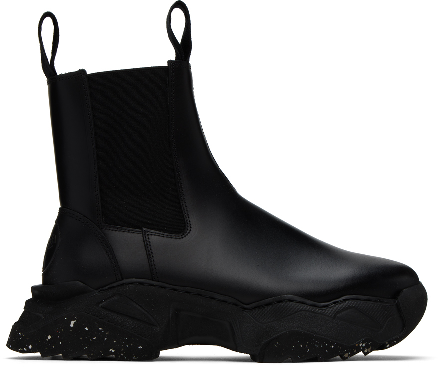 Vivienne Westwood Black Romper Chelsea Boots In N401 Black