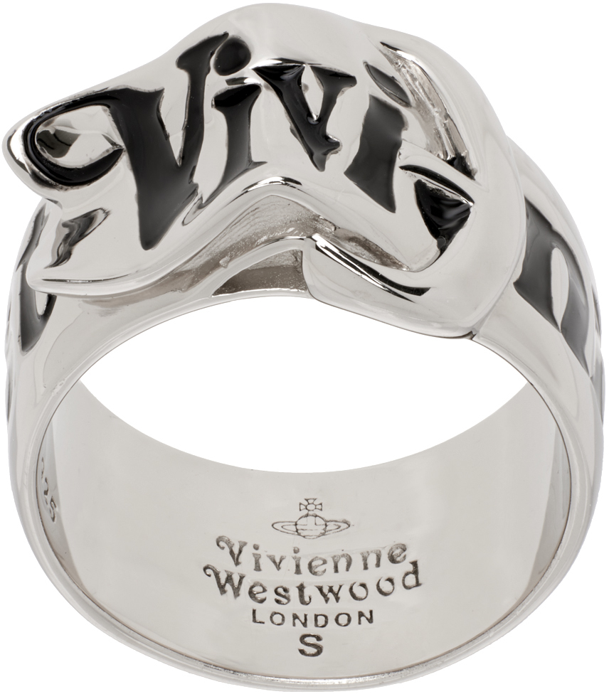 Vivienne Westwood Silver Belt Ring