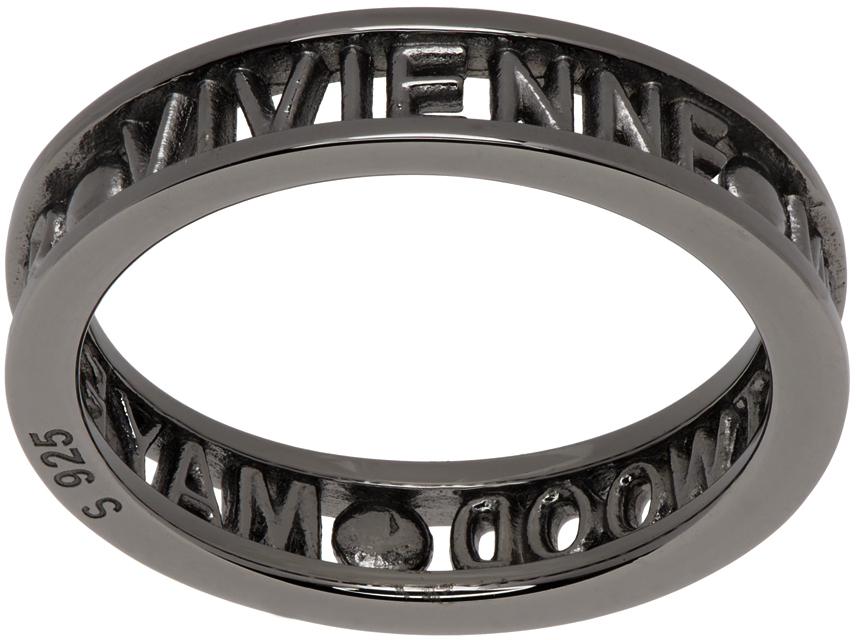 Vivienne Westwood: Gunmetal Westminster Ring | SSENSE