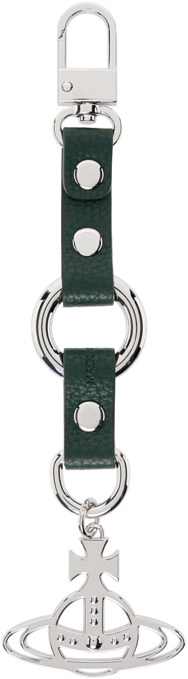 Vivienne Westwood Green Hardware Keychain In 233-s000d-m405pf