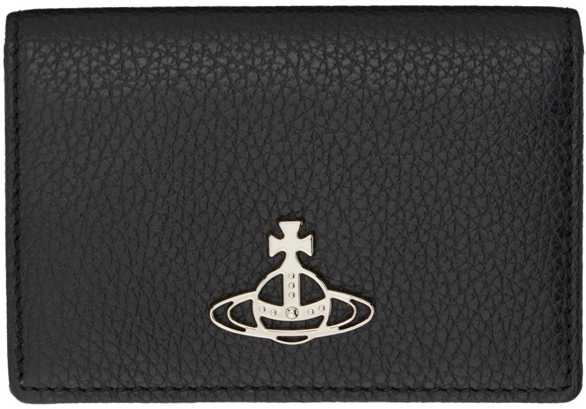 Large Saturn Leather Card Wallets Vivienne Westwood 