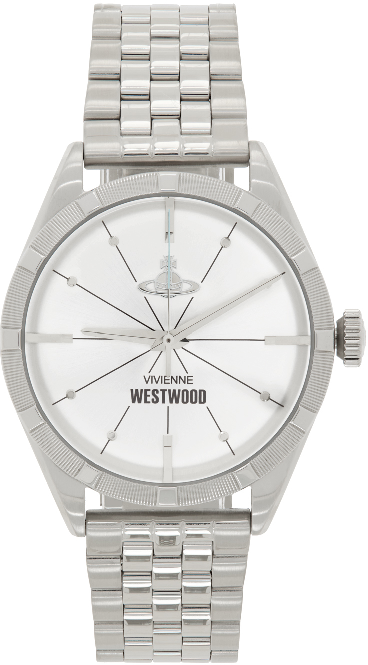Vivienne Westwood: Silver Conduit Watch | SSENSE Canada