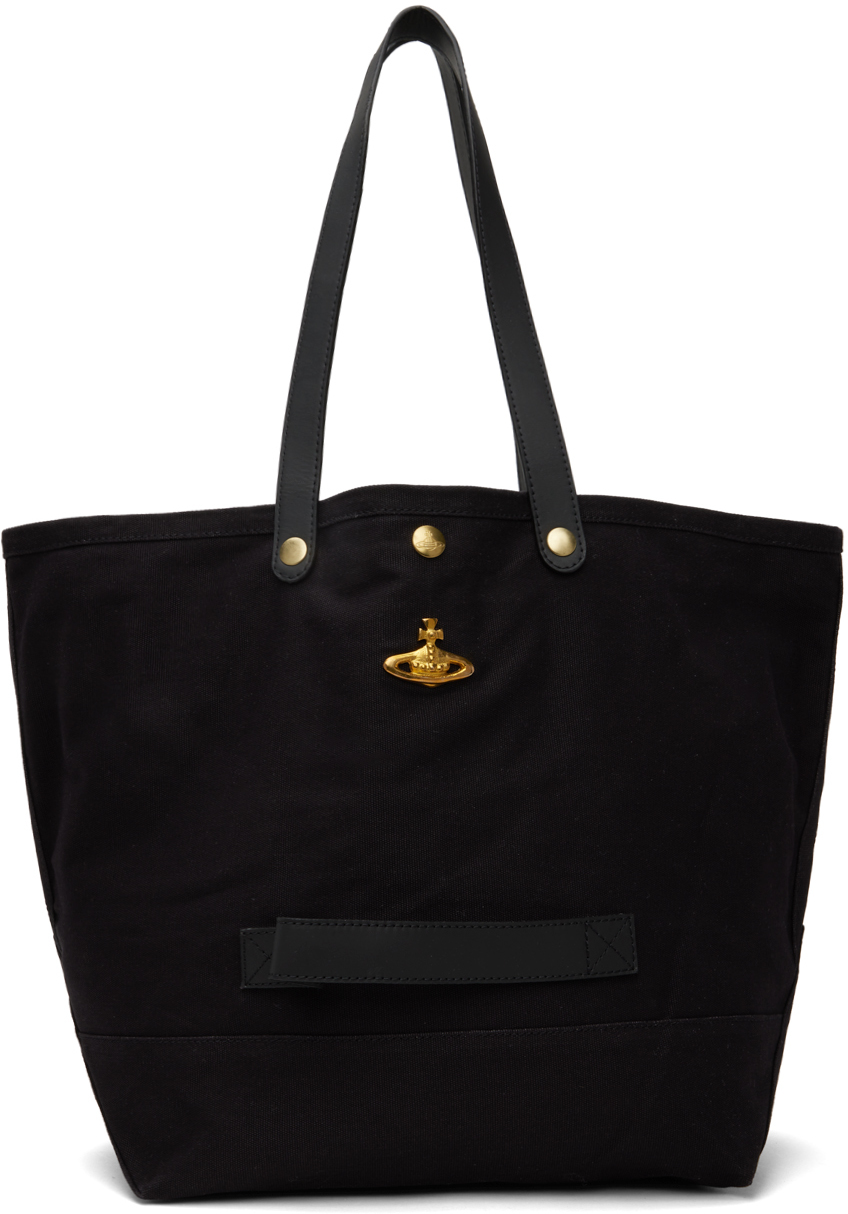 vivienne-westwood-black-utility-tote-ssense-uk