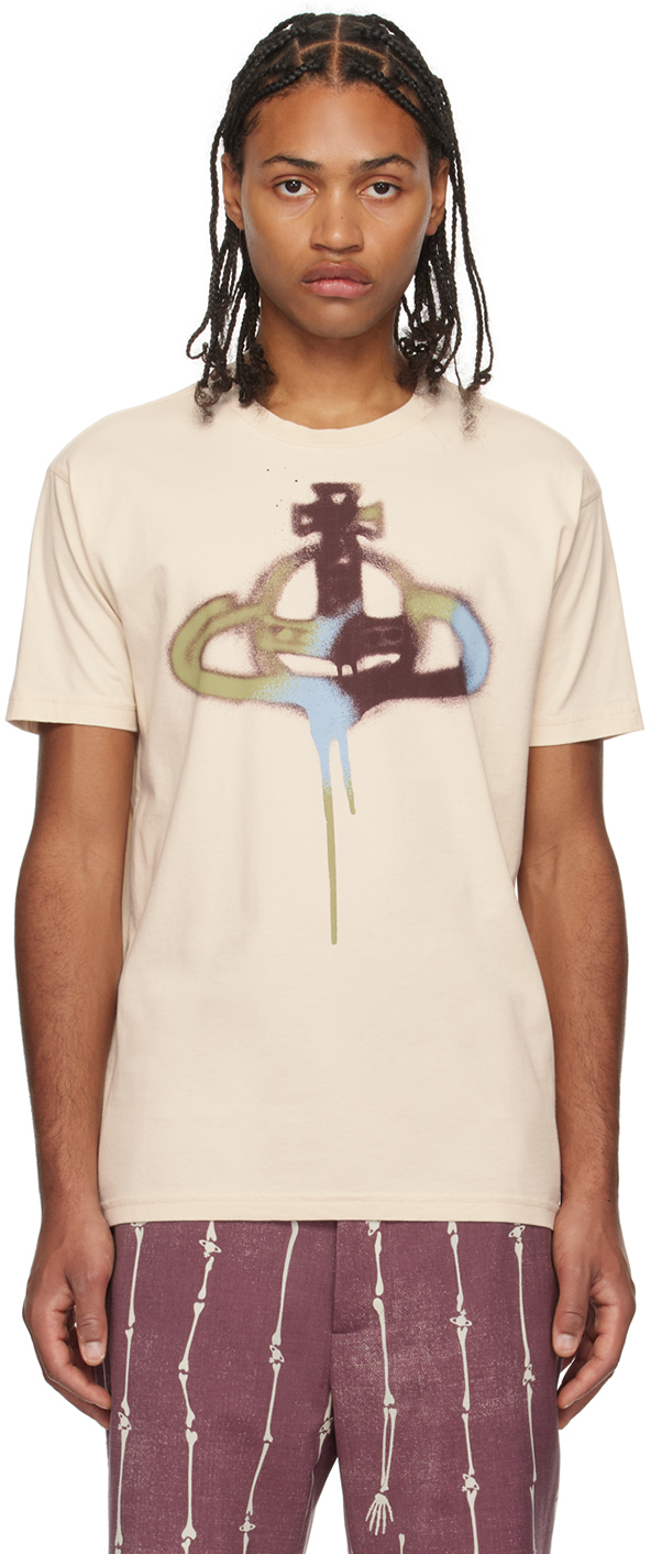 Beige Spray Orb Classic T-Shirt