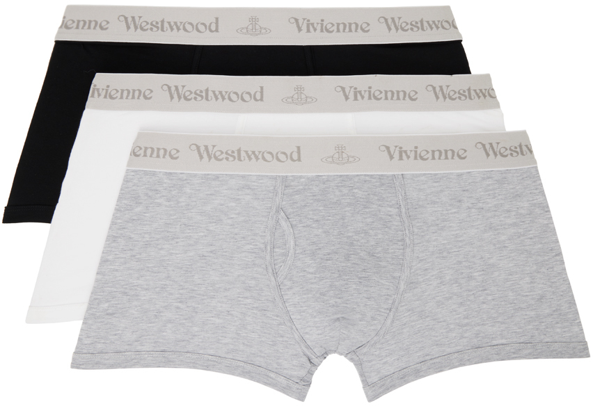 Three-Pack Multicolor Boxers by Vivienne Westwood on Sale
