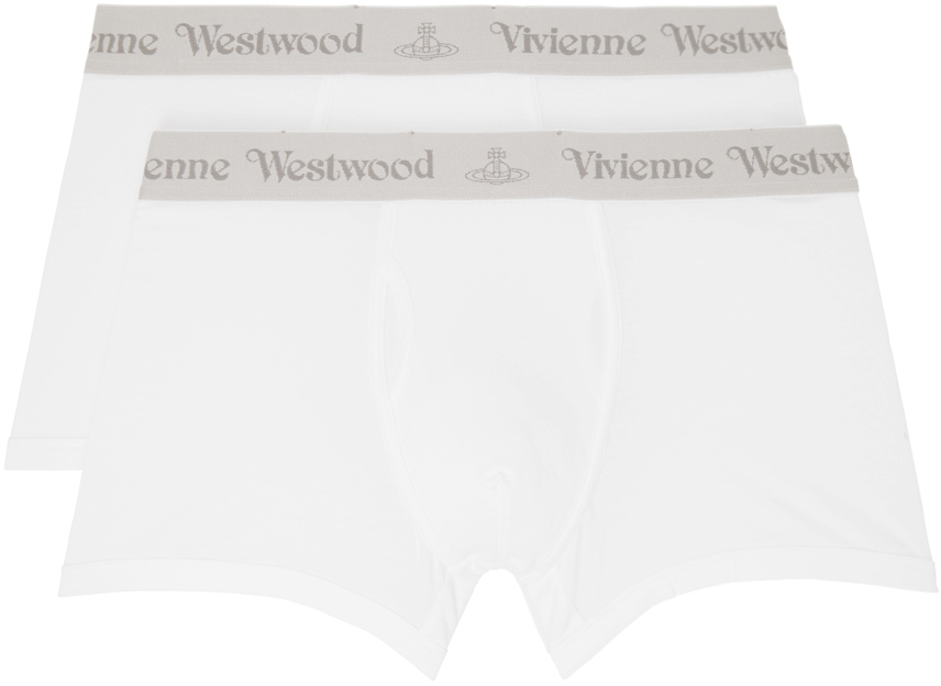 Vivienne Westwood Two-pack White Briefs In 233-j002y-a401