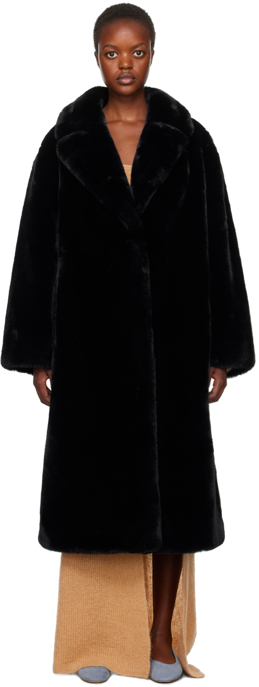 Black Maria Faux-Fur Coat