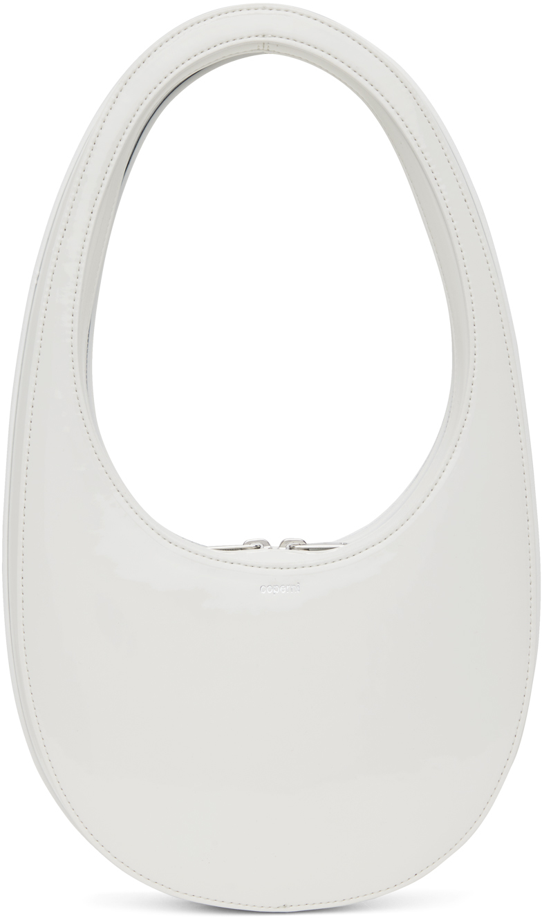 White Swipe Bag