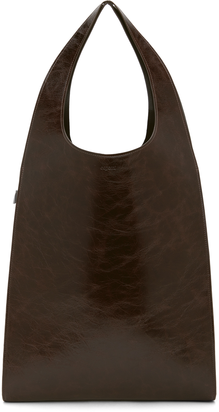 Coperni: Brown Swipe Tote | SSENSE Canada