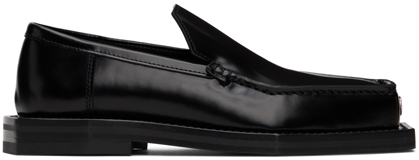 Black 3D Vector Loafers