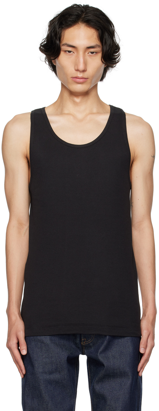 Calvin Klein Underwear Three-pack Black Classic Fit Tank Tops In 001 - Black