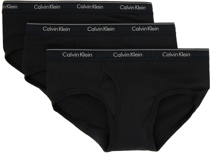 Calvin Klein Underwear: Three-Pack Black Classic Briefs