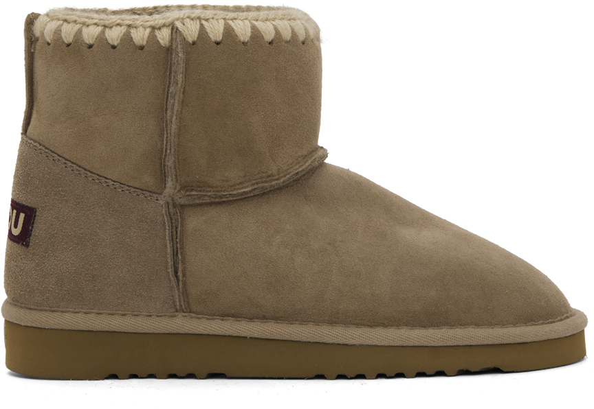 Mou Taupe Classic Boots In Elgry Elephant Grey