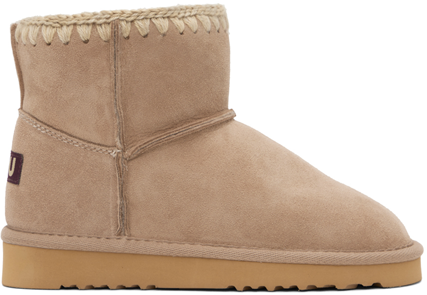 Mou Tan Classic Boots In Cam Camel