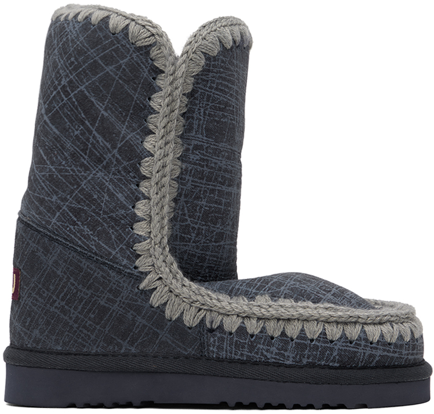 Mou Blue 24 Shearling Boots