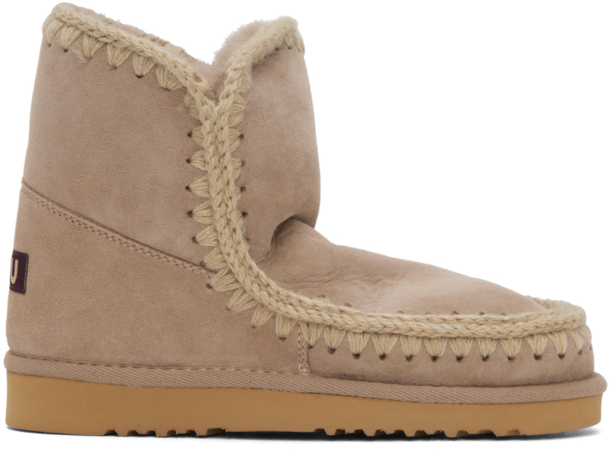 Mou Beige 24 Boots In Cam Camel