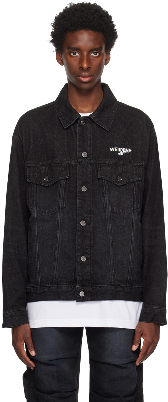 OFF WHITE | Diagonals Denim Jacket | Women | Grey/Wht 0701 | Flannels