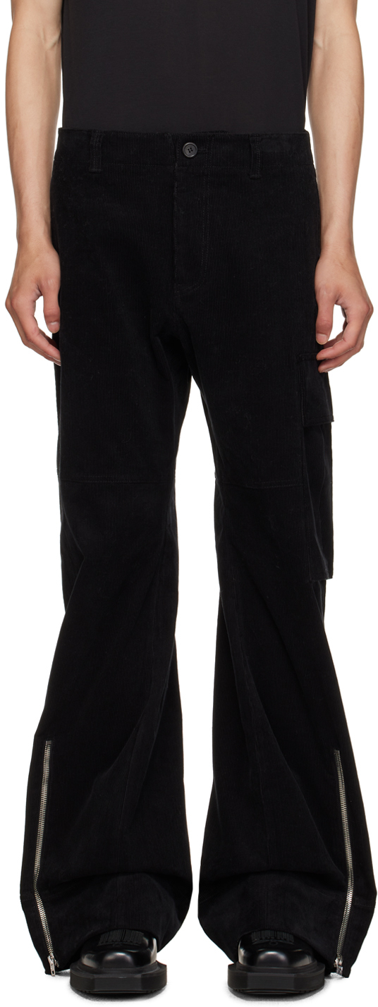 Black Zip Vent Trousers