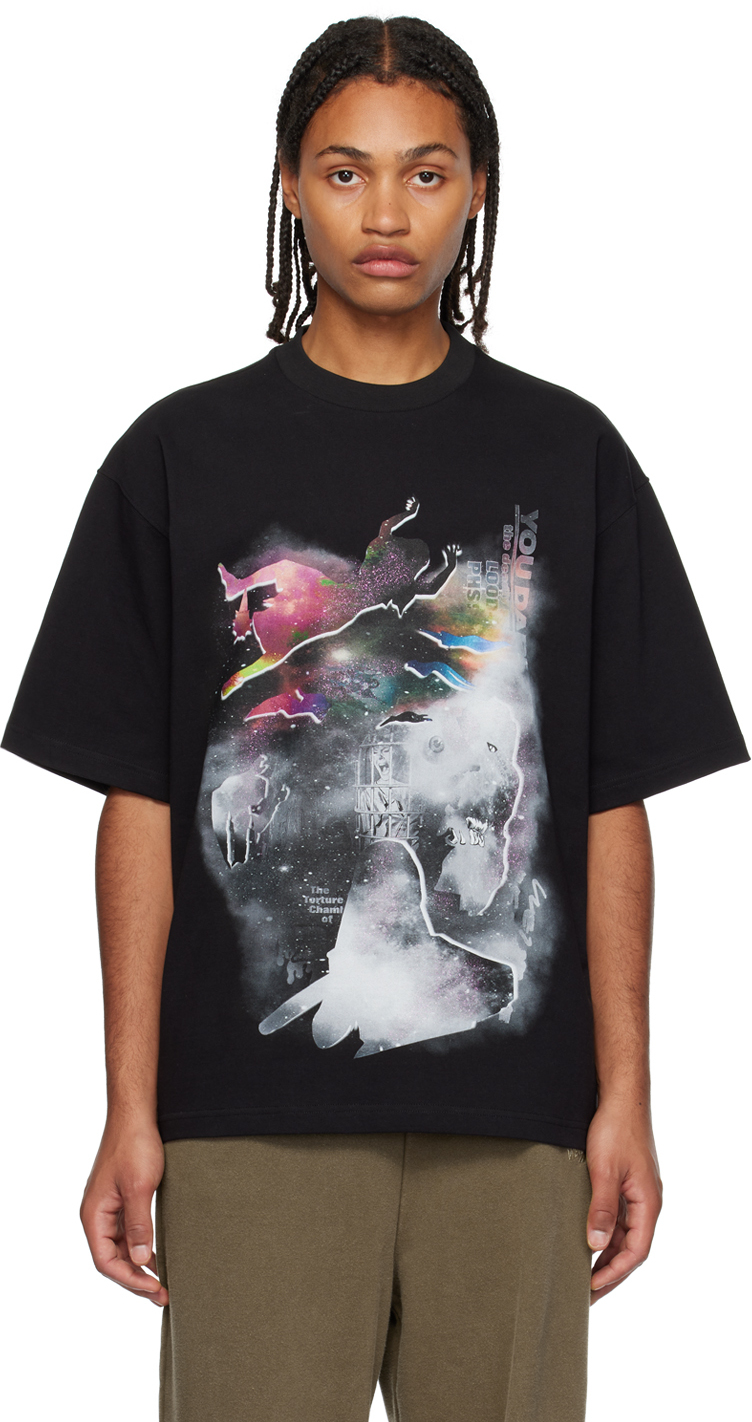 本日24時までセール‼️WE11DONE black full print tee 値下げしました‼️WE11DONE black full print tee