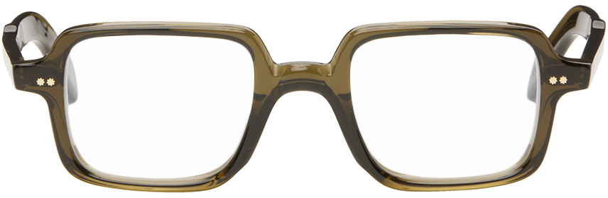 Cutler And Gross Khaki Gr02 Glasses In Olive
