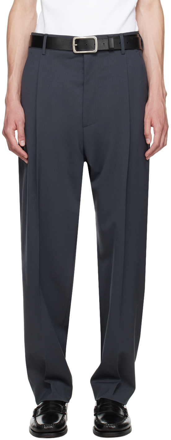 Lu'u Dan Gray Tailored Trousers In Dark Grey