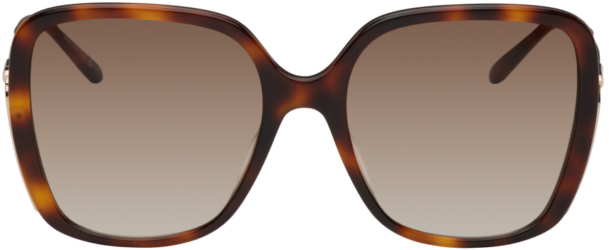 Chloé Tortoishsell Square Sunglasses