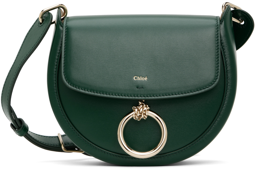 Chloé Green Small Arlene Bag In 3h1 Marble Green