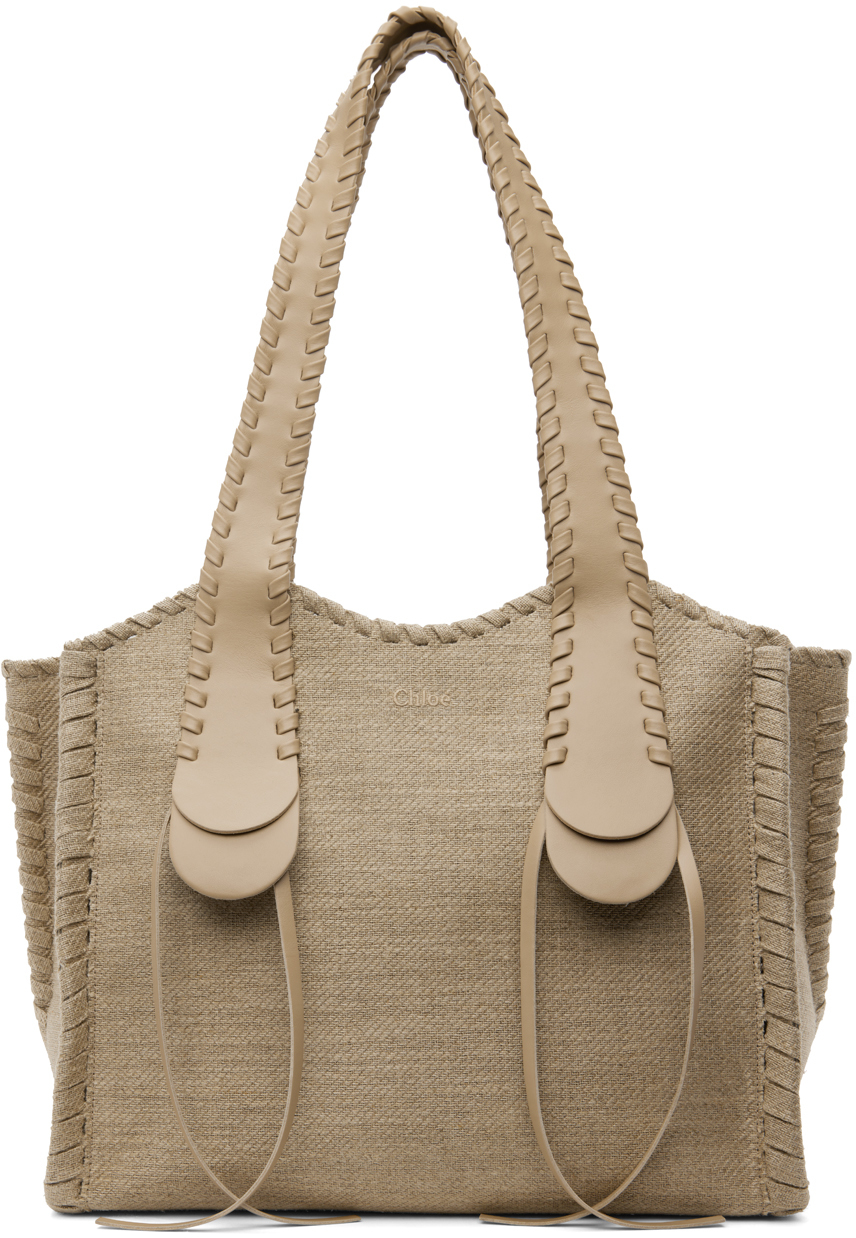 CHLOÉ BEIGE MEDIUM MONY TOTE