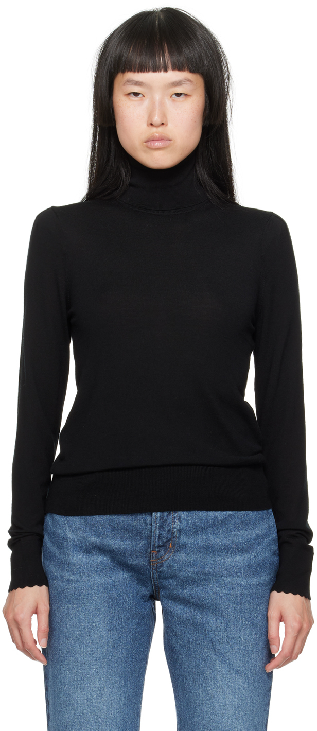 Black Turtleneck Sweater Women