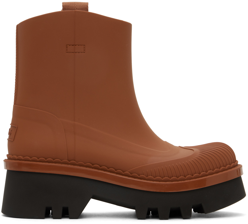 Chloé Black Raina Rain Boots