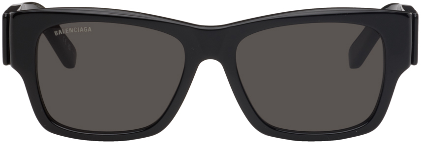 Balenciaga Black Square Sunglasses