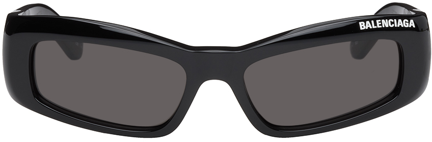 Balenciaga Black Logo Sunglasses