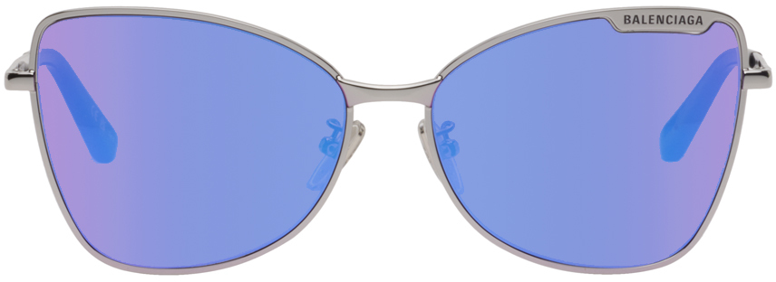 Balenciaga Silver Butterfly Sunglasses
