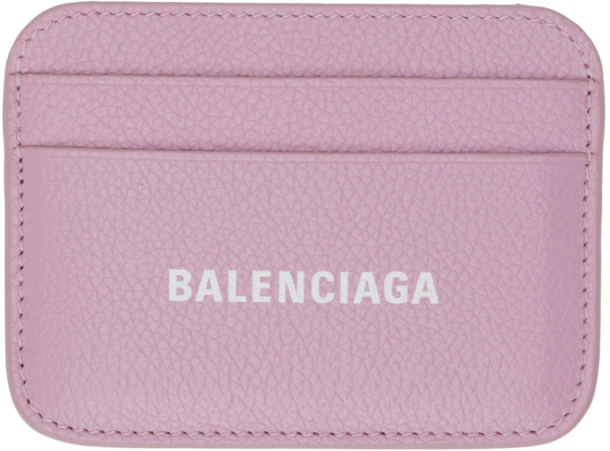 Balenciaga Cash Large Long Coin And Card Holder Denim Printed