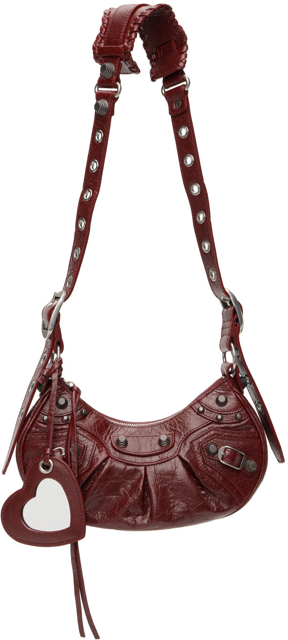 Buy Safyr Pearl Burgundy Sling Bag Online