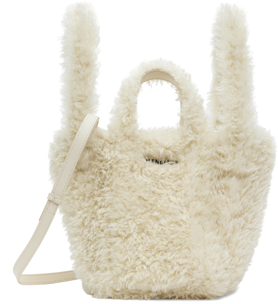 Off-White Everyday 2.0 XS North-South Faux-Fur Tote