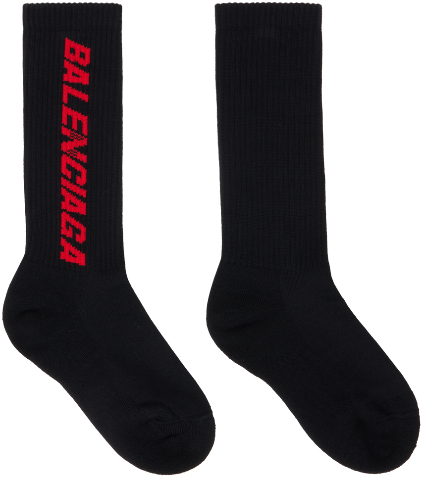 Balenciaga Black Racer Socks